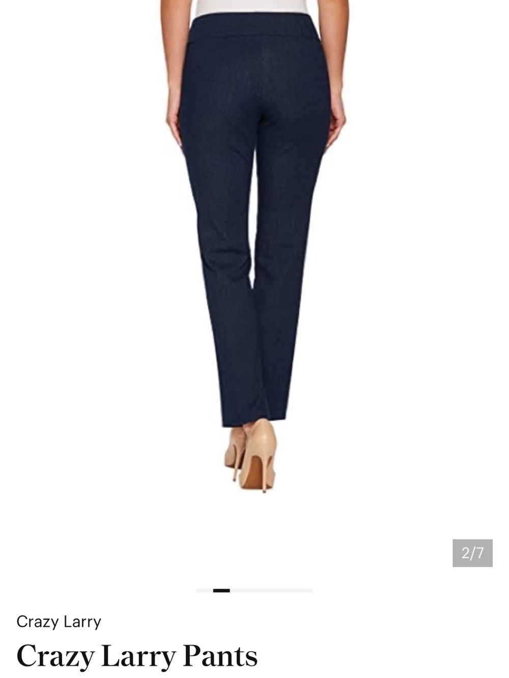 Crazy Larry back Straight Leg Pants